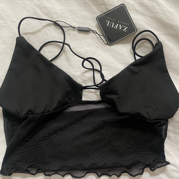 Zaful mesh crop top - Picture 2 of 2